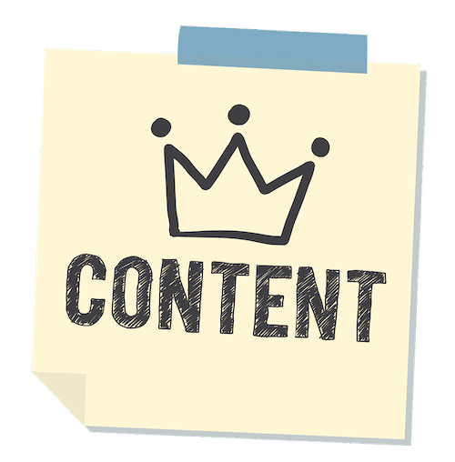 Content is King on your website #blueprinted